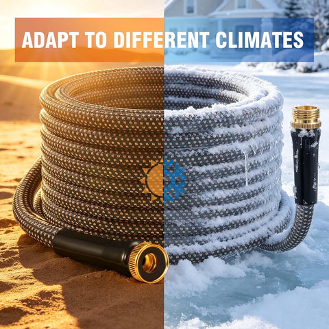 Garden Hose 25FT, Ultra Lightweight with 10-Function Nozzle