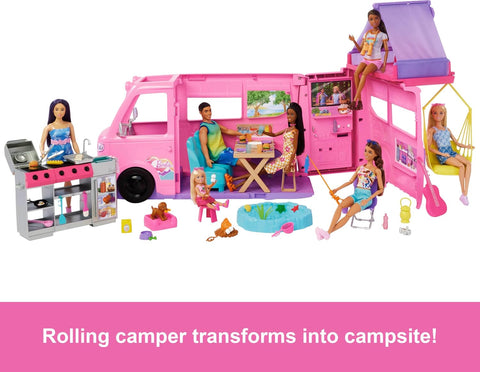 Barbie Dream Camper Playset, Featuring Camping Accessories