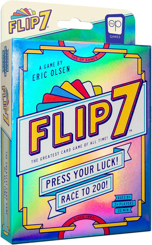USAOPOLY Flip 7 Card Game, The Ultimate Blend of Press Your Luck Strategy