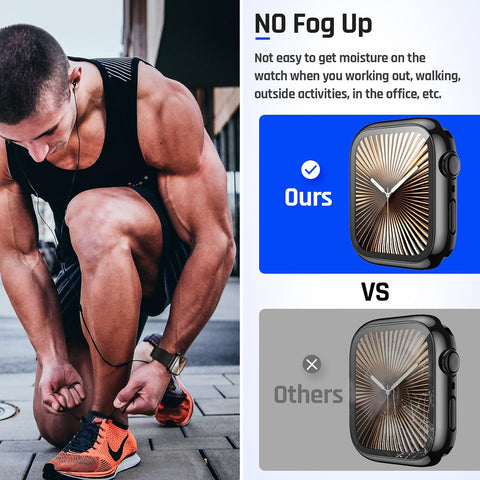 Goton Water-Resistant 46mm Case with Glass for Apple Watch Series 11/10
