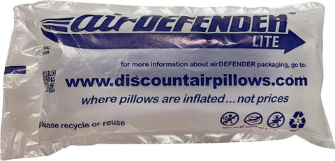 165 count 4x8 airDEFENDER air pillows 20 gallon 2.66 cubic feet void fill cushioning shipping packing package
