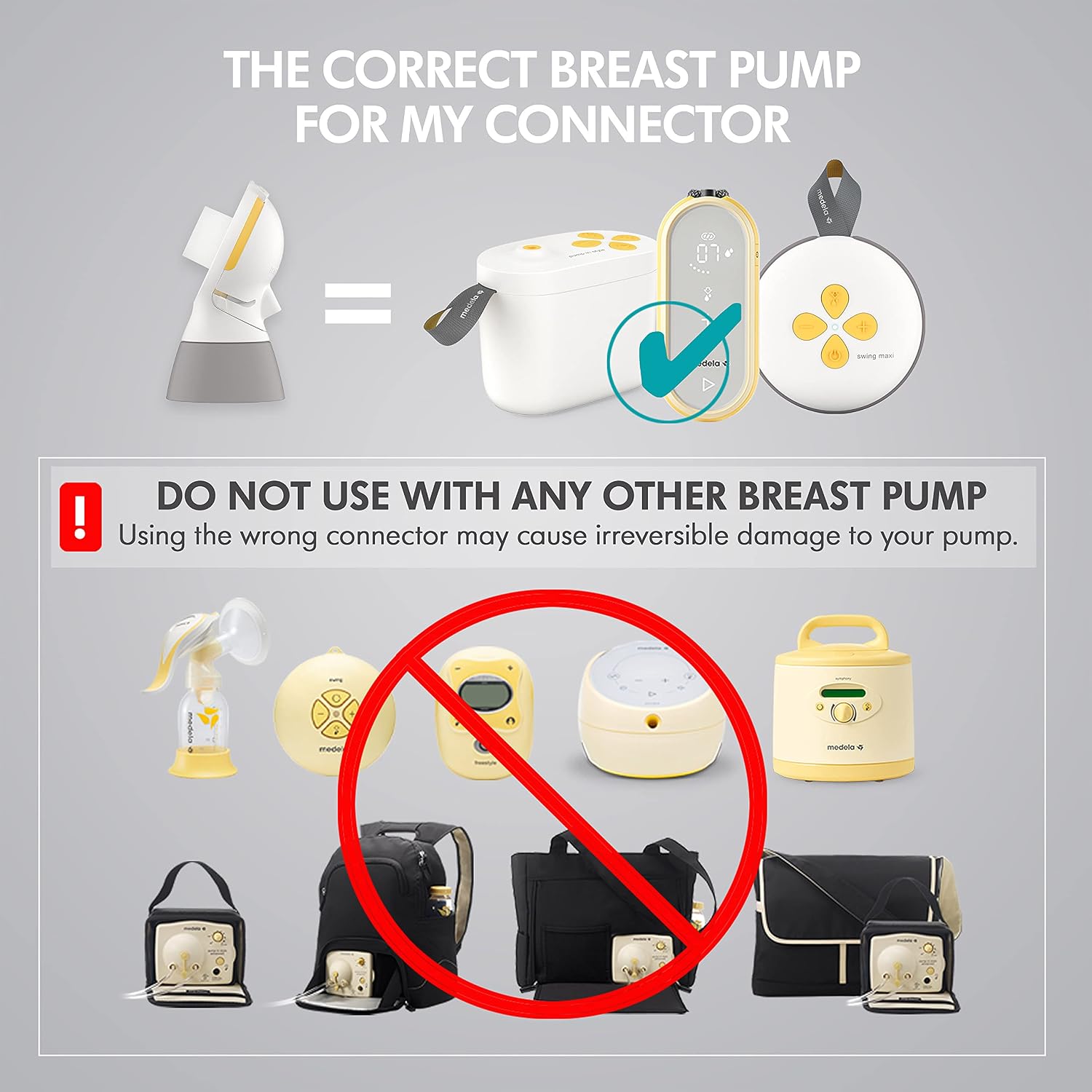 Medela PersonalFit Flex Connectors for Freestyle & Pump in Style | 2Ct