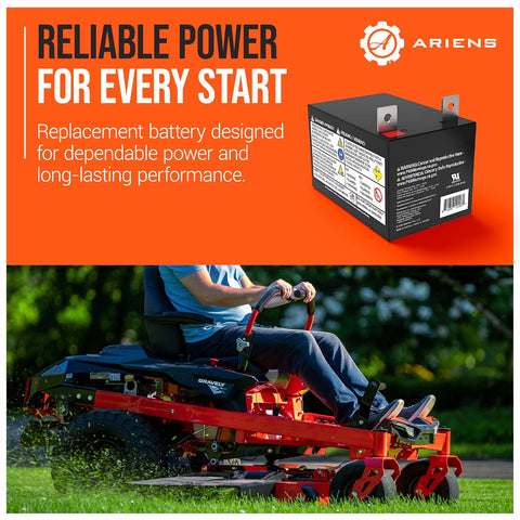Ariens 12 Volt Mower Battery, Replacement for IKON XD and Edge Zero Turn