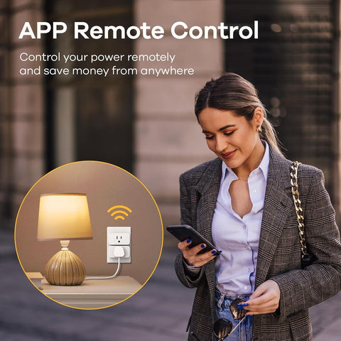Linkind Matter Smart Plug, Work with Apple Home, Alexa, Siri, Google Home