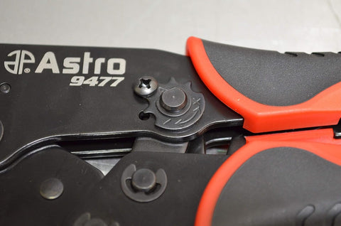 Astro Pneumatic Tool 9477 7-Piece Professional Quick Interchangeable Ratchet Crimping Tool Set
