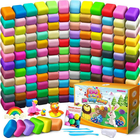ESSENSON Air Dry Clay 150 Colors, Modeling Clay for Kids