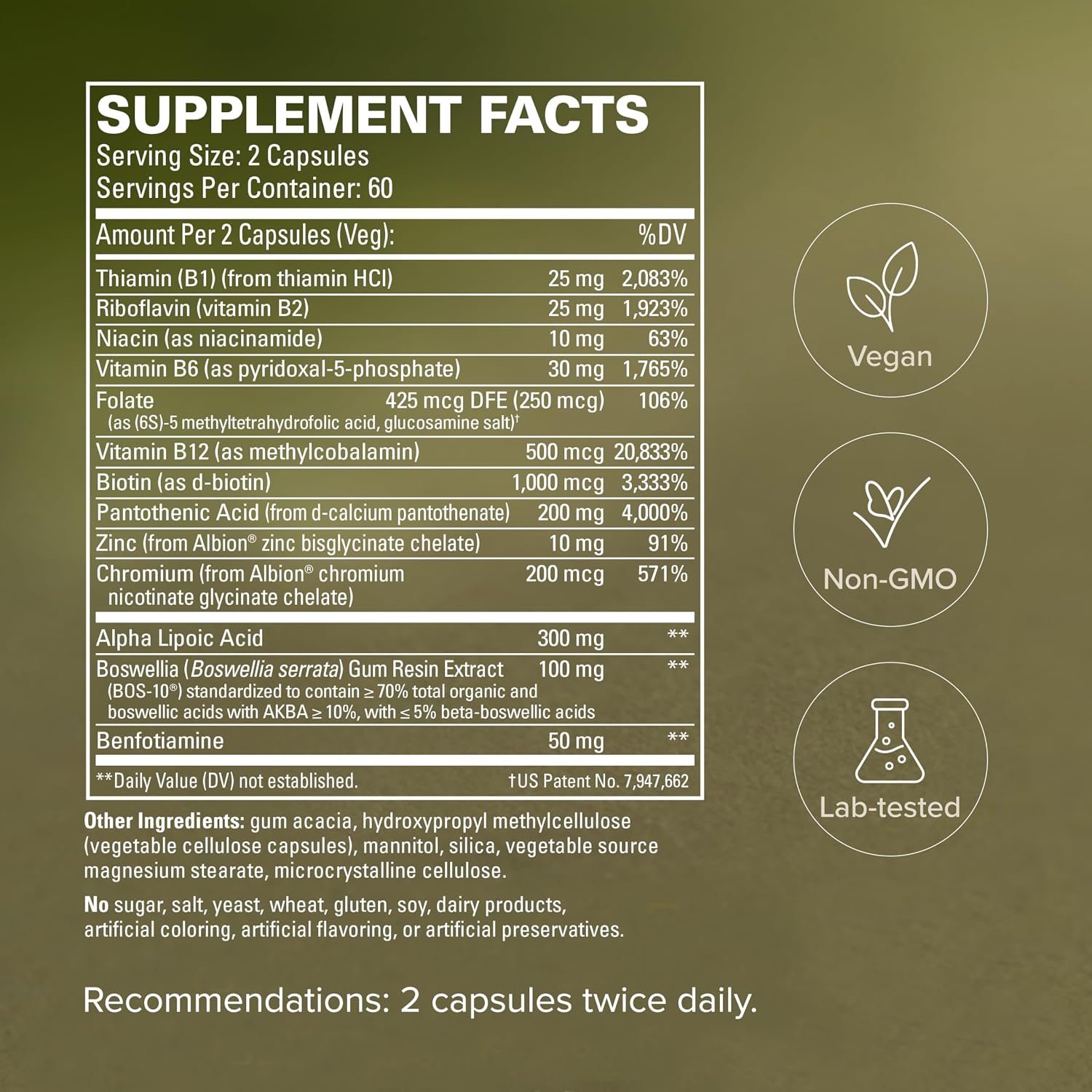 Terry Naturally Healthy Feet and Nerves - Nerve Function - 120 Count