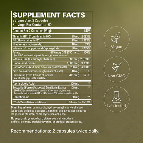Terry Naturally Healthy Feet and Nerves - Nerve Function - 120 Count