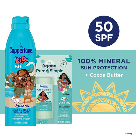 Coppertone Kids Sunscreen Set, Variety Pack, 2 Items