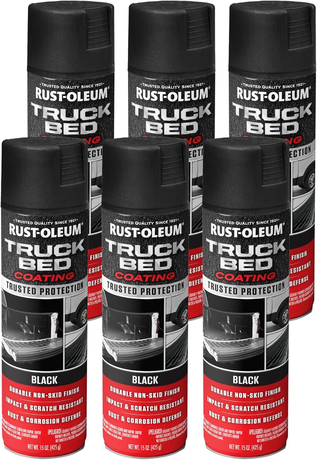 Rust-Oleum Automotive Truck Bed Coating Spray Paint, Clear