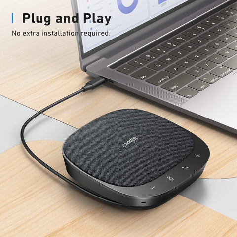 Anker PowerConf S330 USB Speakerphone for Home Office, Plug and Play