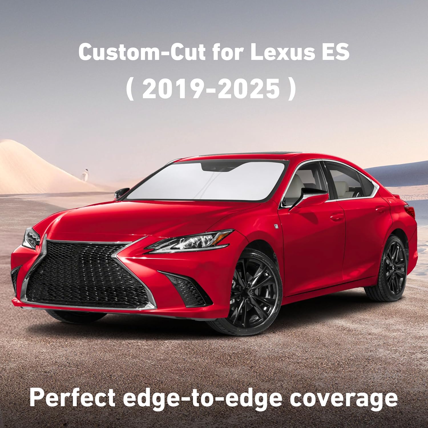 EcoNour Windshield Sunshade Compatible for Lexus ES 2019-2023 2024 2025