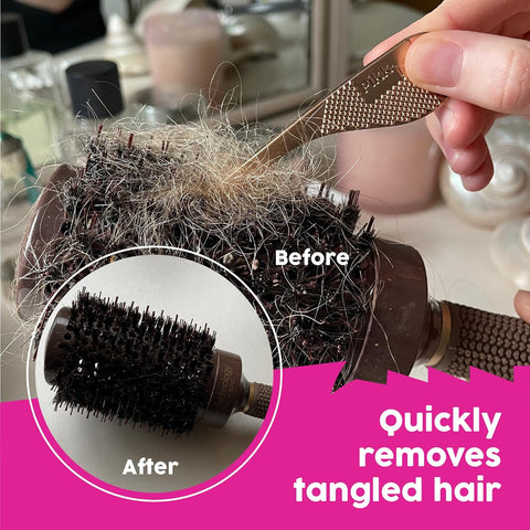 Pikk-it® Vacuum Hair Brush Cleaner Tool, Pet & Human Hair Removal Comb Rake