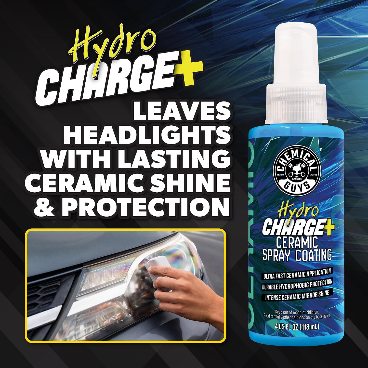 Chemical Guys, Headlight Restoration & Ceramic Kit, with Applicator