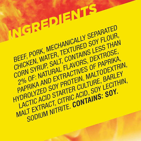 Slim Jim Smoked Jerky Snack Sticks, Original Flavor, 0.28 oz., 100-ct