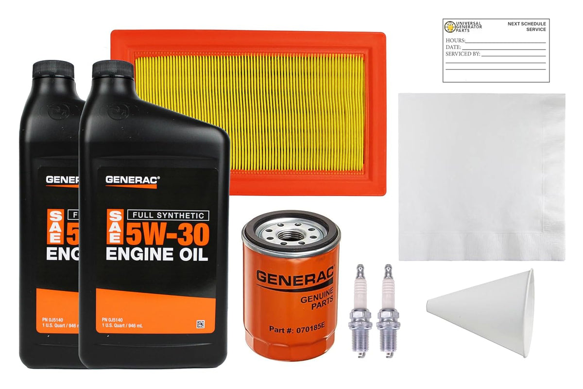 Generac Maintenance Kit 990 14-17KW 5W30 SN EVL Part# 0J93220SSM