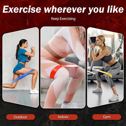 Resistance Bands for Working Out, 5 Levels Exercise Bands Set