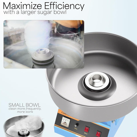 VIVO Blue 1030W Electric Cotton Candy Machine, CANDY-V001B