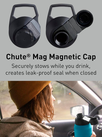 CamelBak Chute Mag Vacuum Insulated Stainless Steel Water Bottle, Magnetic Leak‑Resistant Cap for Everyday Hydration
