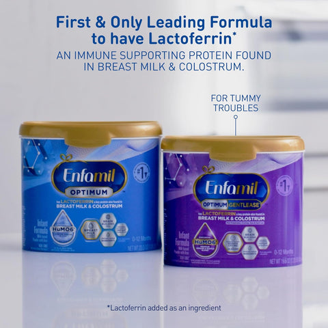 Enfamil Optimum (Enspire) Gentlease Baby Formula, 19.5 Oz, 4 CT