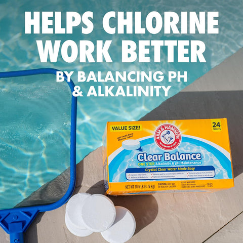 ARM & Hammer Clear Balance pH Maintenance Tablets, 24 Count