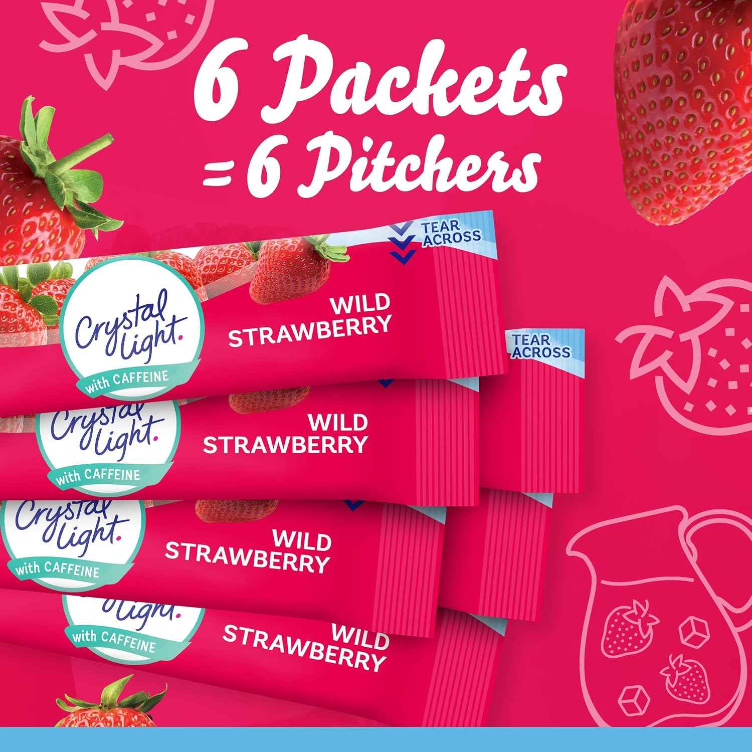 Crystal Light Powdered Drink Mix, 120 On-the-Go Pkts, Wild Strawberry