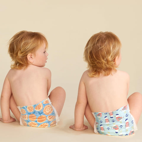The Honest Company Clean Conscious Diapers | Plant-Based, Sustainable | Orange You Cute + Feeling Nauti | Club Box, Size 3 (16-28 lbs), 62 Count