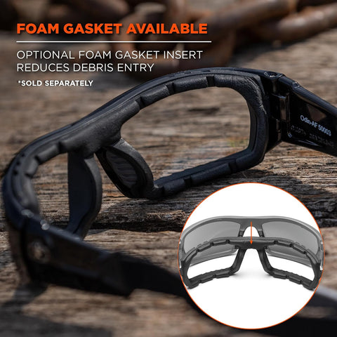 Ergodyne Skullerz ODIN Safety Glasses Sunglasses, Impact Resistant Z87.1+