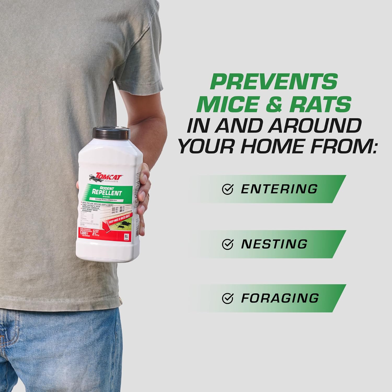 Tomcat Repellents Rodent Repellent Granules, 2 lb.