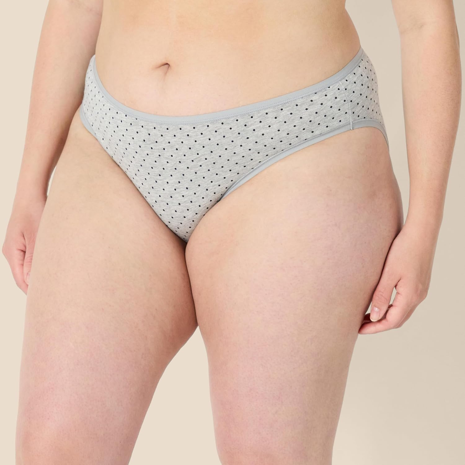 Amazon Essentials Women's Cotton Spandex Bikini Brief Underwear (Available in Plus Size)