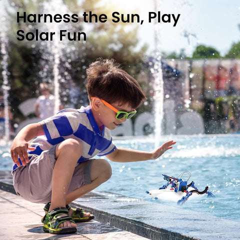 Sillbird STEM Solar Robot Building Kit, 12-in-1 Gift for Boys Ages 8-13