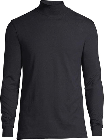 Lands' End Men's Super-T Mock Turtleneck