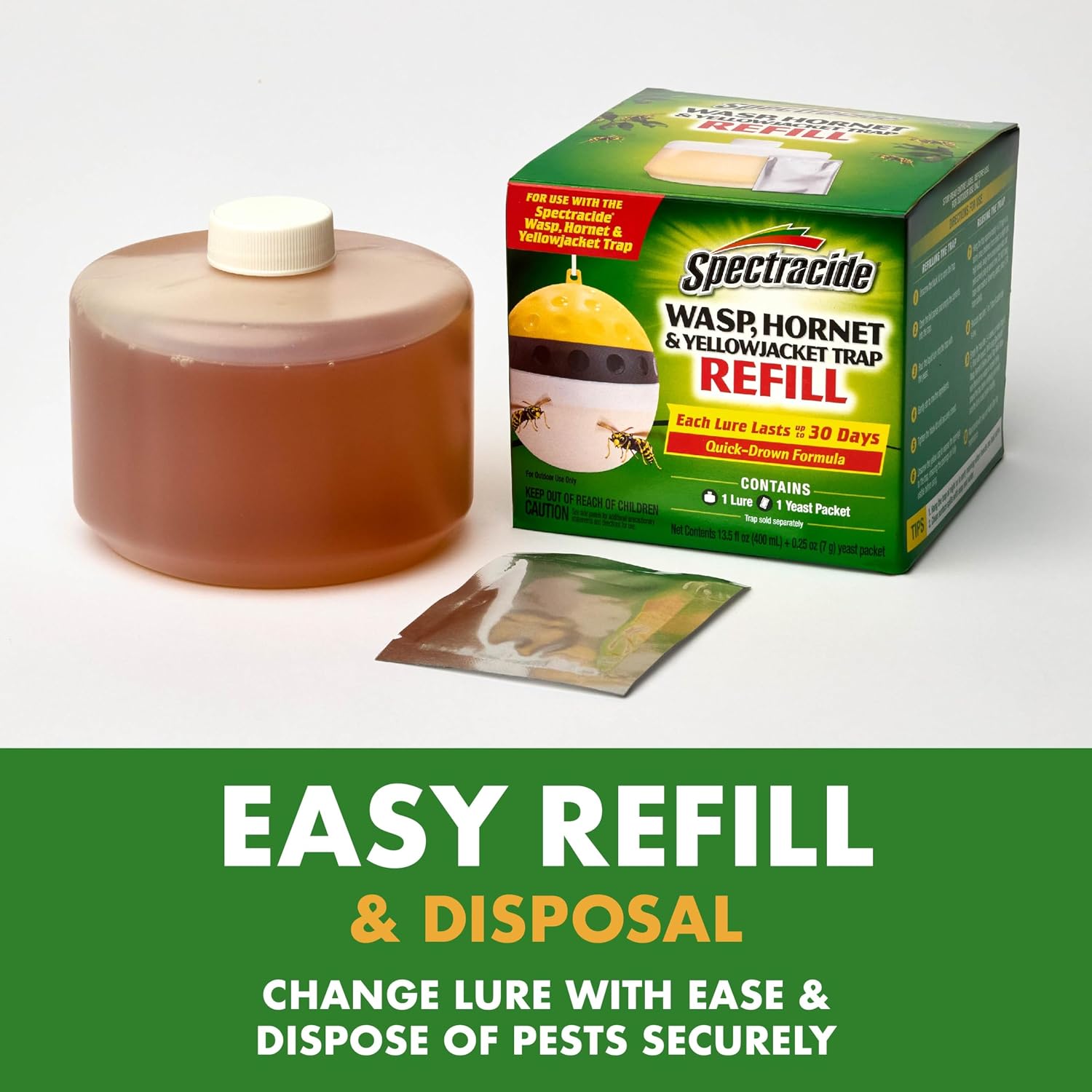 Spectracide Wasp, Hornet & Yellowjacket Trap Refill, 1 Count