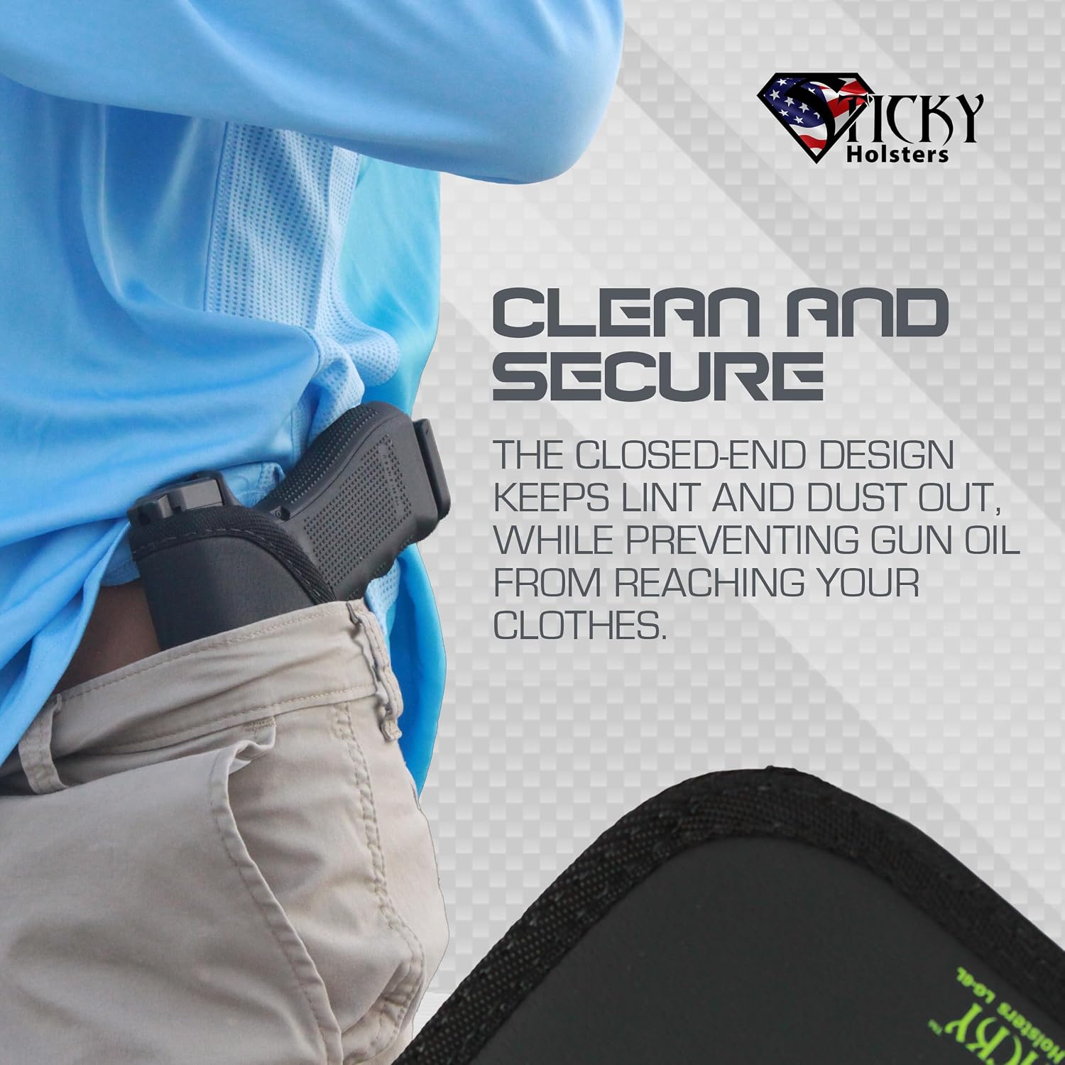 Concealed Carry Holster, LG-6L MOD, Compatible with Autos up to 5" Barrels