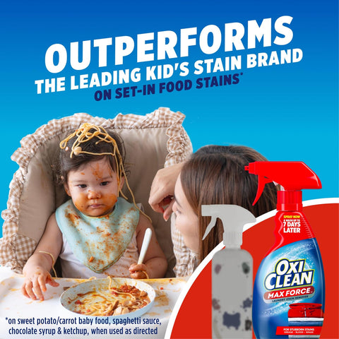 OxiClean Max Force Laundry Stain Treater Spray, 12 Fl Oz (Pack of 3)
