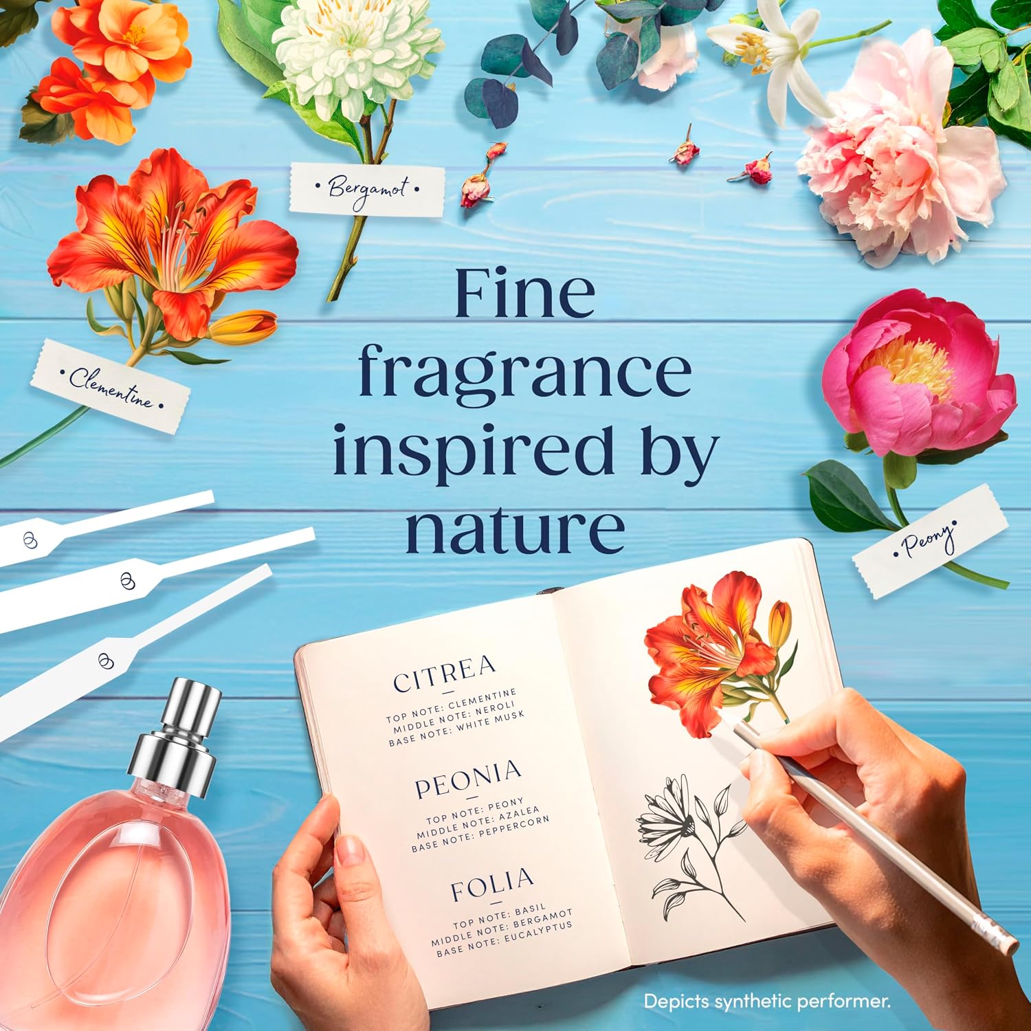 Downy Boutique Botanicals In Wash Laundry Scent Booster Beads, Boutique Fragrances inspired by the Artistry of Nature, PEONIA Scent, 21.1 oz