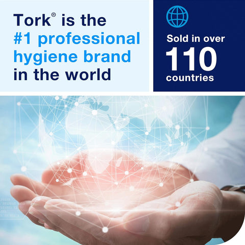 Tork Toilet Paper Roll White T34, Universal, 2-ply, 48 x 616 sheets, 240616