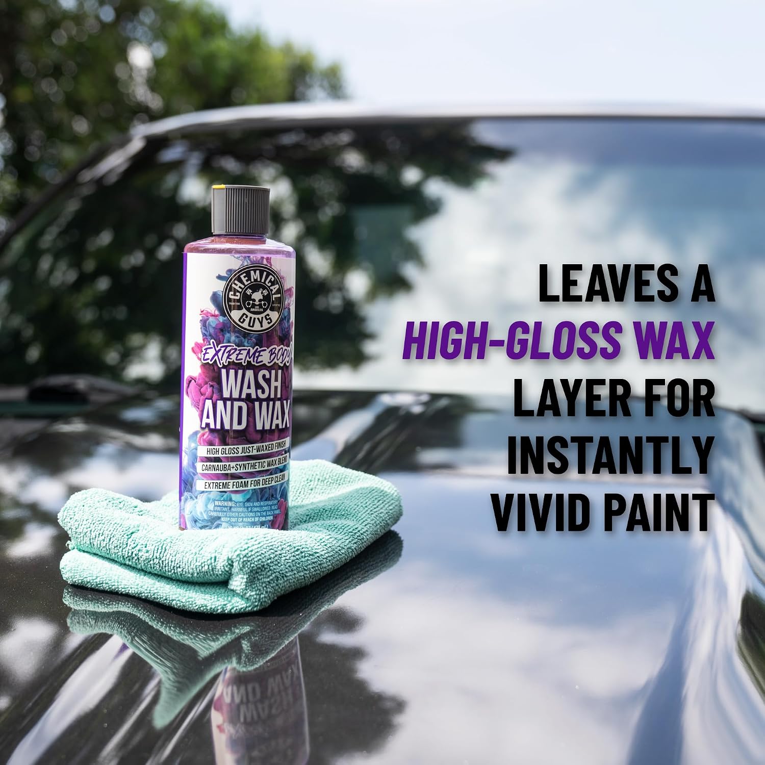 Chemical Guys Extreme Bodywash & Wax Car Wash Soap, 16 oz