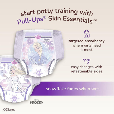 Pull-Ups Girls Skin Essentials Training Pants, 4T-5T, 46 Ct