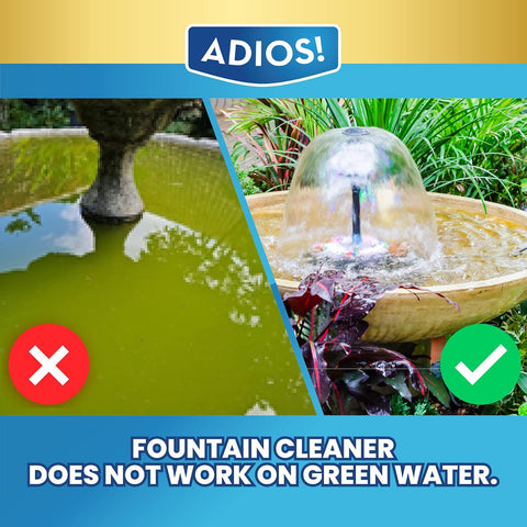 Fountain Cleaner and Clarifier, Outdoor and Indoor Treatment (16oz)