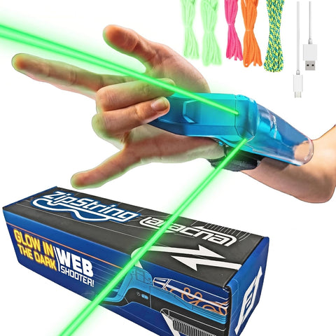 ZipString Aracna Glow-in-the-Dark Webshooter String Launcher Toy