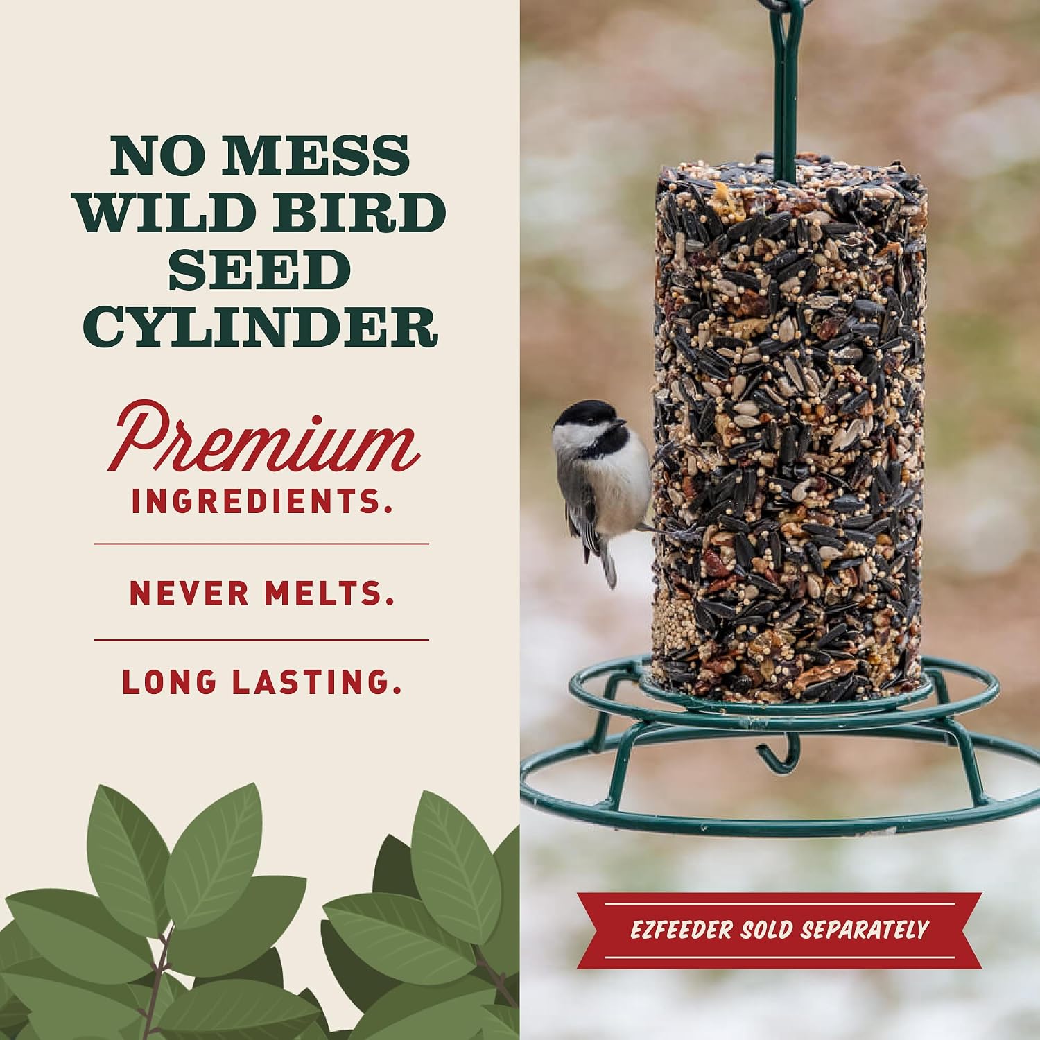 Mr. Bird WildBird Feast Cylinder, 2-Pack, 1 lb 15 oz