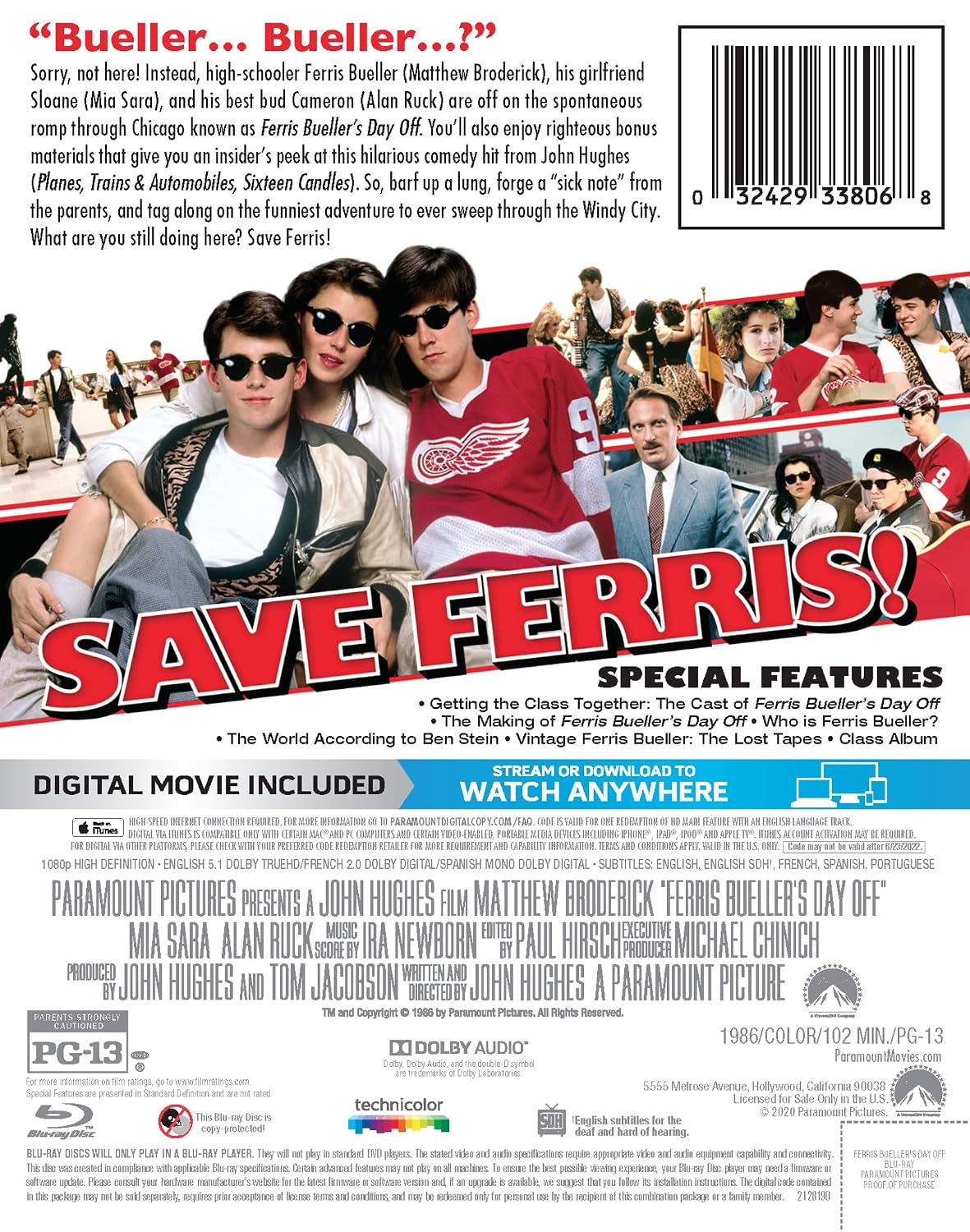 Ferris Bueller's Day Off [4K UHD]