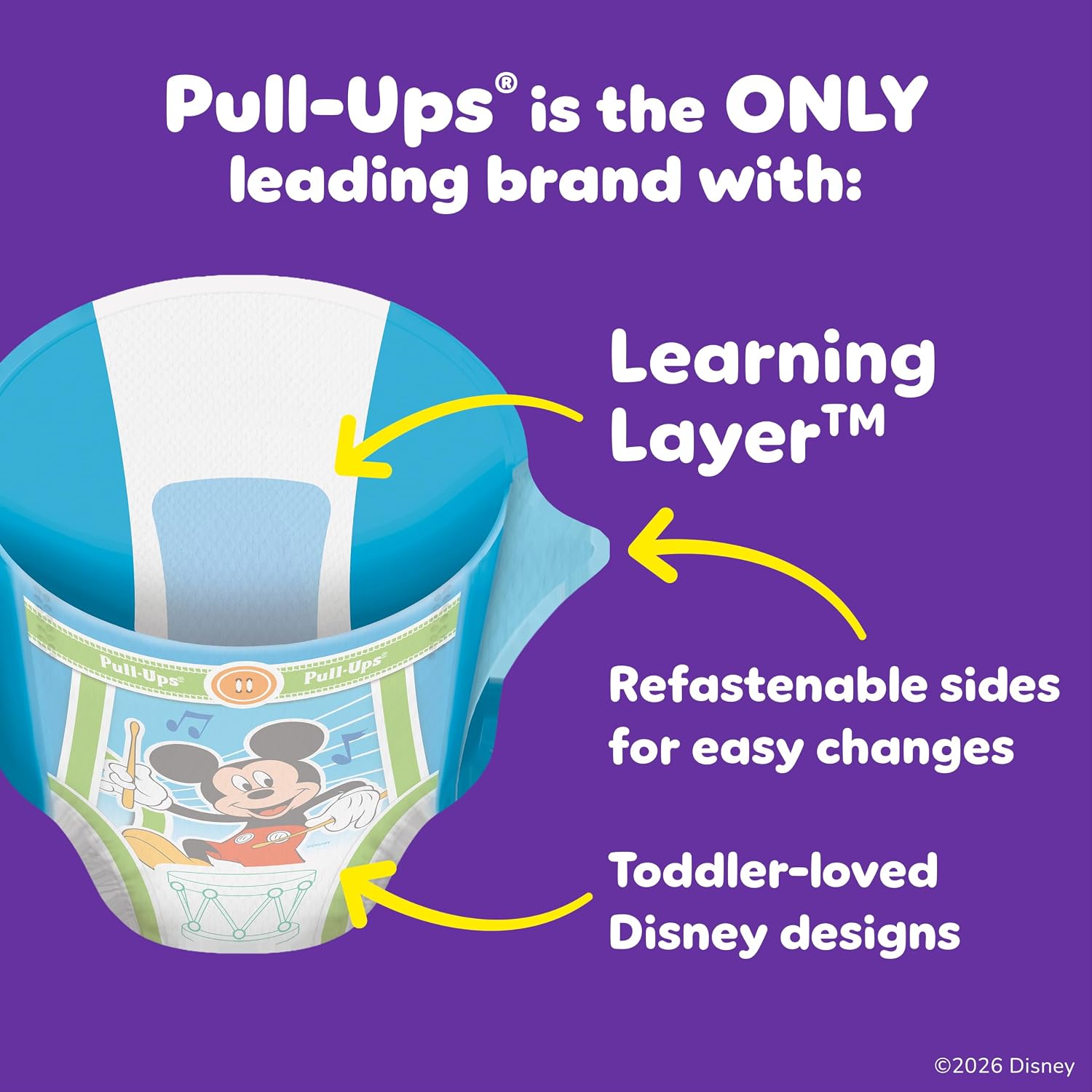 Pull-Ups Boys' Potty Training Pants, Size 3T-4T, 112 Count