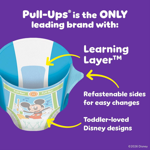Pull-Ups Boys' Potty Training Pants, Size 3T-4T, 112 Count