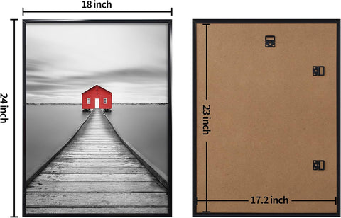 ELSKER&HOME 18x24 Poster Frame 9 Pack, Black 18x24 Picture Frame