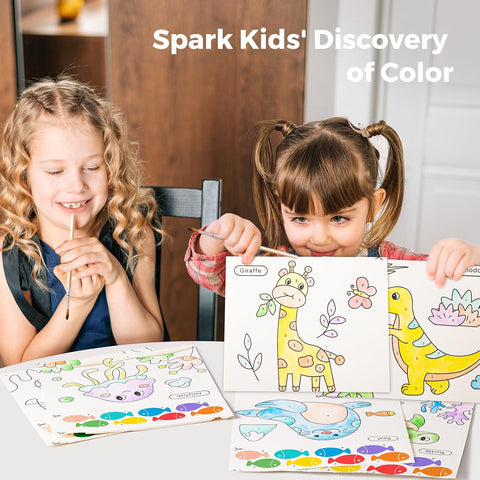 Jar Melo Paint with Water Books for Toddlers, Ocean Animals