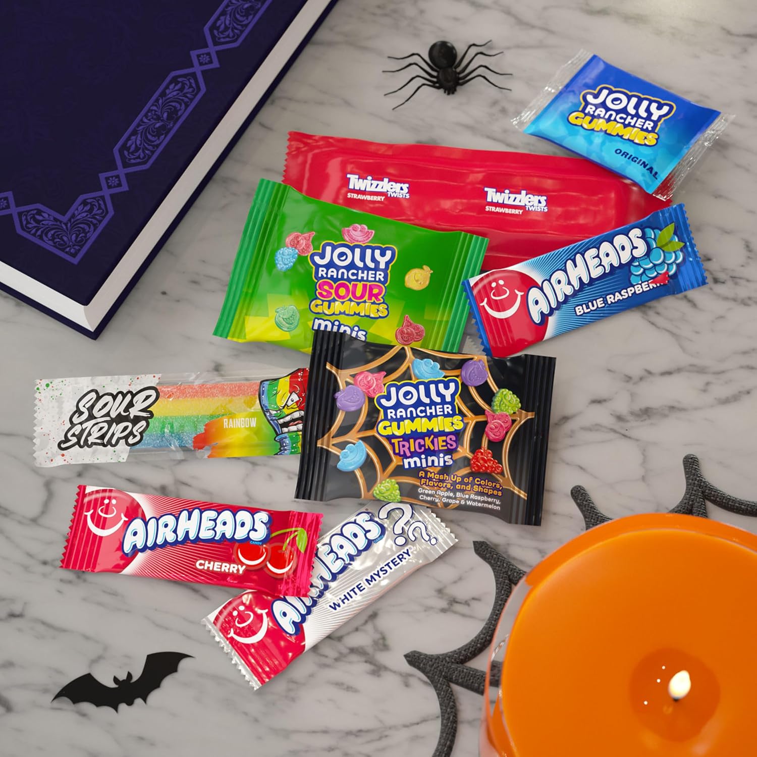 Hershey's Assorted Fruit Flavored Halloween Candy Bulk Pack, 40.69 oz