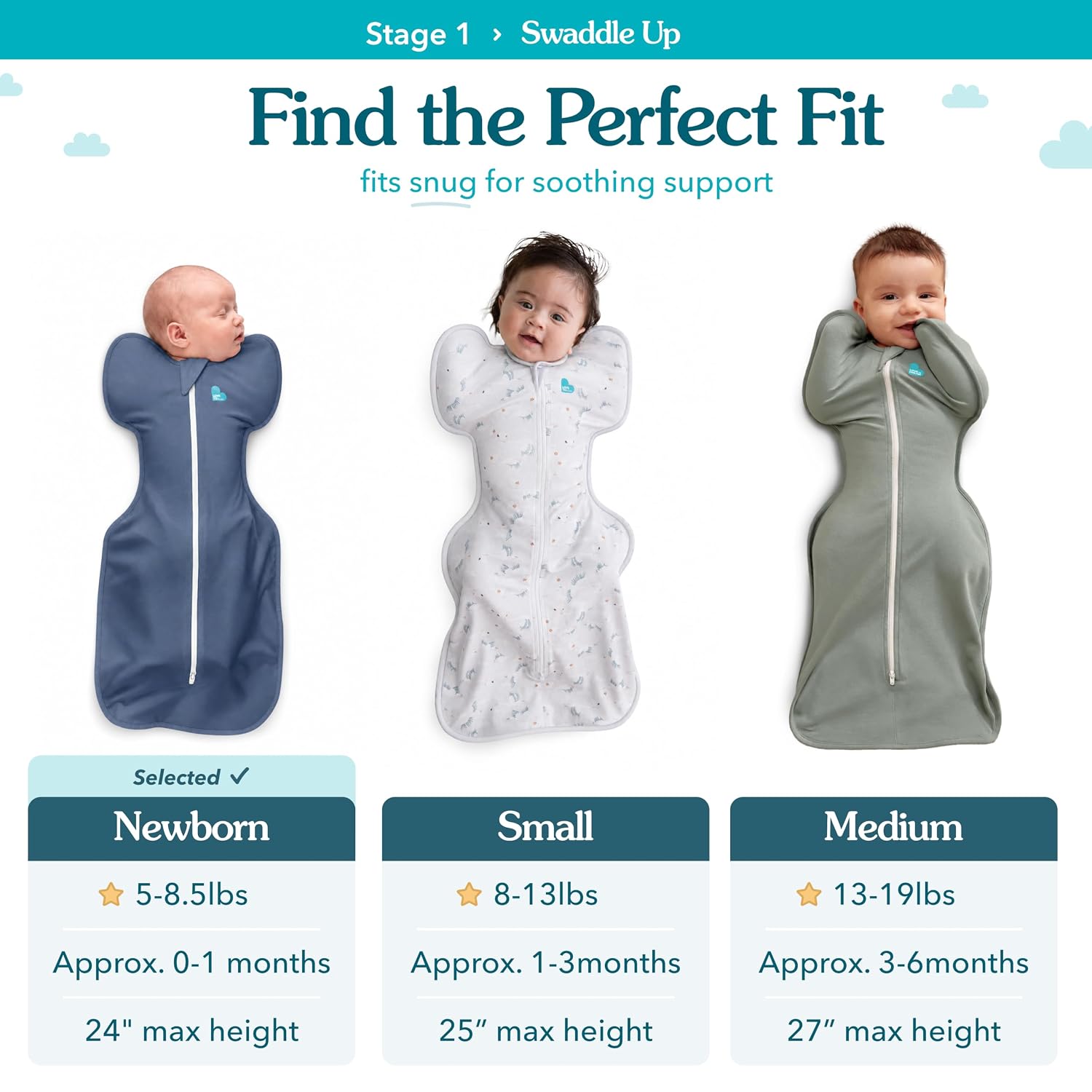 Love to Dream Swaddle Up Warm | 2.5 TOG, 5-8.5 lbs, Olive