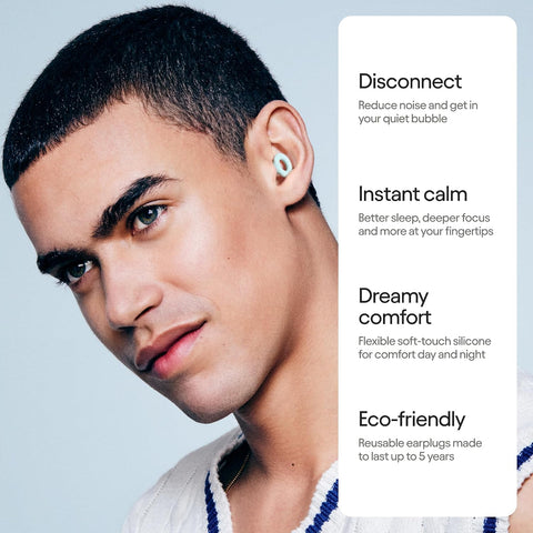 Loop Quiet 2 Ear Plugs - Ultra-Comfy Reusable Hearing Protection for Sleep